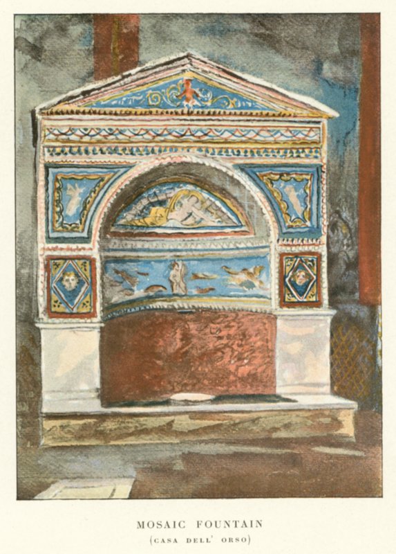 Mosaikfontän, Casa Dell 