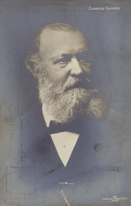 Charles Gounod, fransk kompositör (1818 -1893) av Pierre Petit