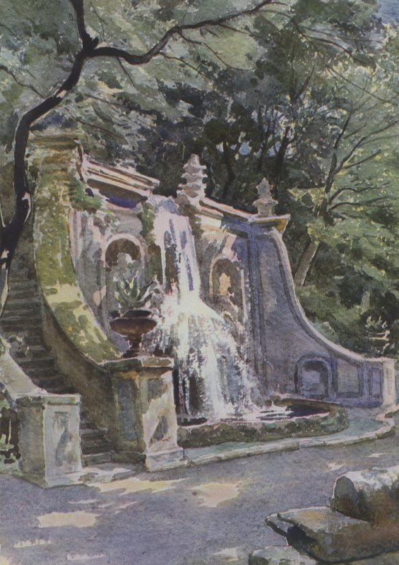 Frascati, Villa Aldobrandini av Pierre Vignal