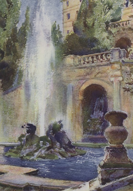 Tivoli, Villa DEste av Pierre Vignal