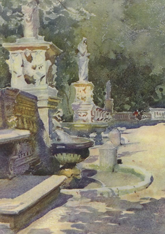 Villa Borghese, Rom av Pierre Vignal
