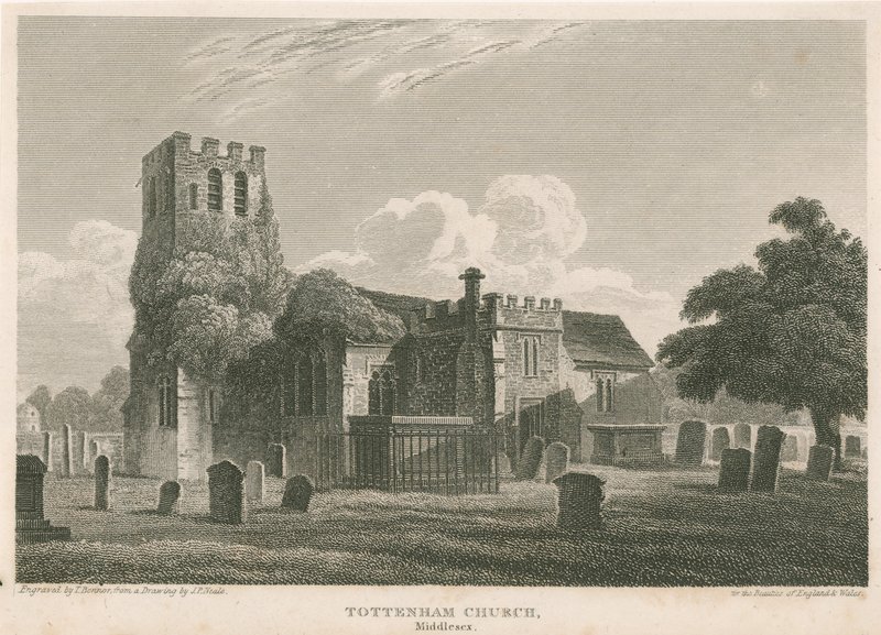 Tottenham Church, London av Pieter Jansz. Quast