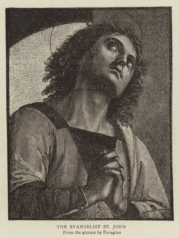 Evangelisten Johannes av Pietro Perugino