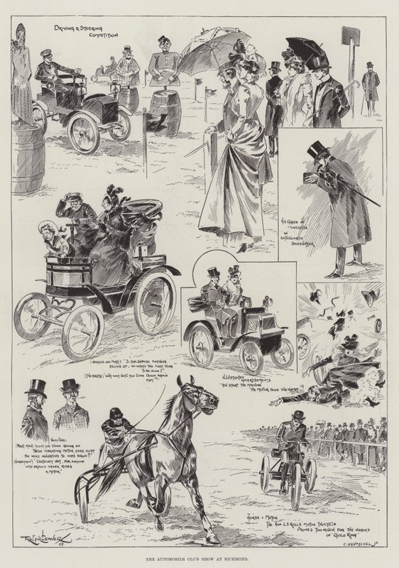 Automobile Club Show i Richmond av Ralph Cleaver