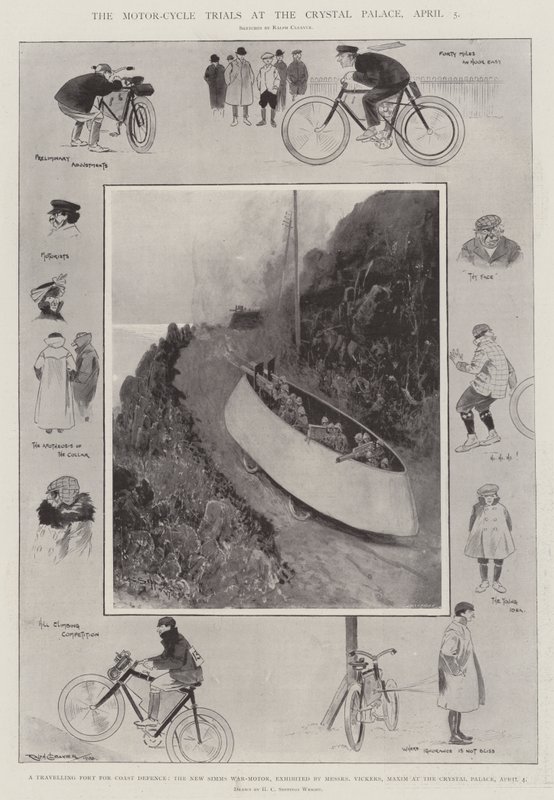 Motorcykelprovningen i Crystal Palace den 5 april av Ralph Cleaver