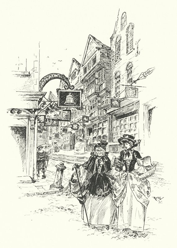 Street sjunger; London (gravyr) av Ralph Cleaver
