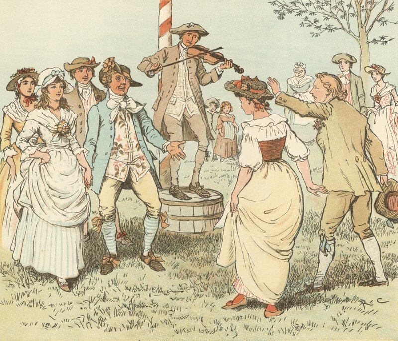 Kom Lasses och pojkar av Randolph Caldecott