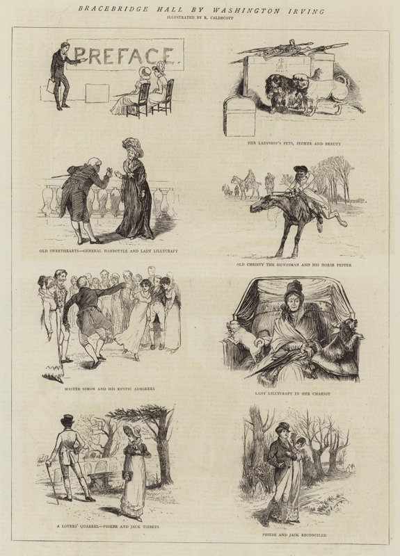 Bracebridge Hall av Washington Irving av Randolph Caldecott