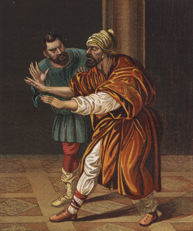 Elymas slog blind av after Raphael