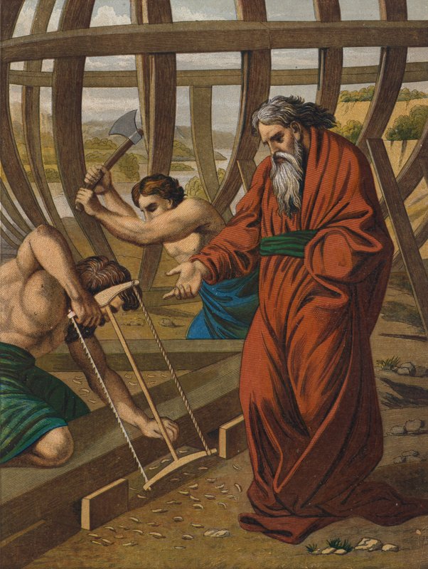 Arkens byggnad av after Raphael