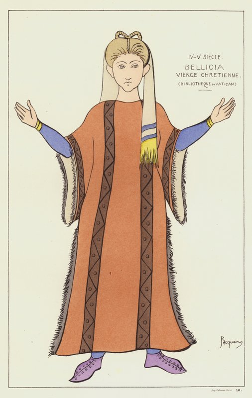 Bellicia, kristen jungfru av Raphael Jacquemin