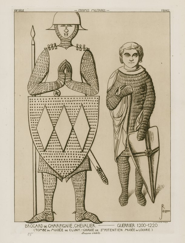 Brocard av Charpignie, riddare - soldat, 1200-1220 av Raphael Jacquemin