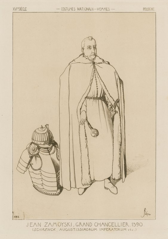 Jan Zamoyski, storkansler, 1590 av Raphael Jacquemin