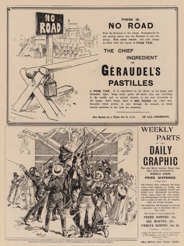 Annonsblad (gravyr) av Reginald Thomas Cleaver