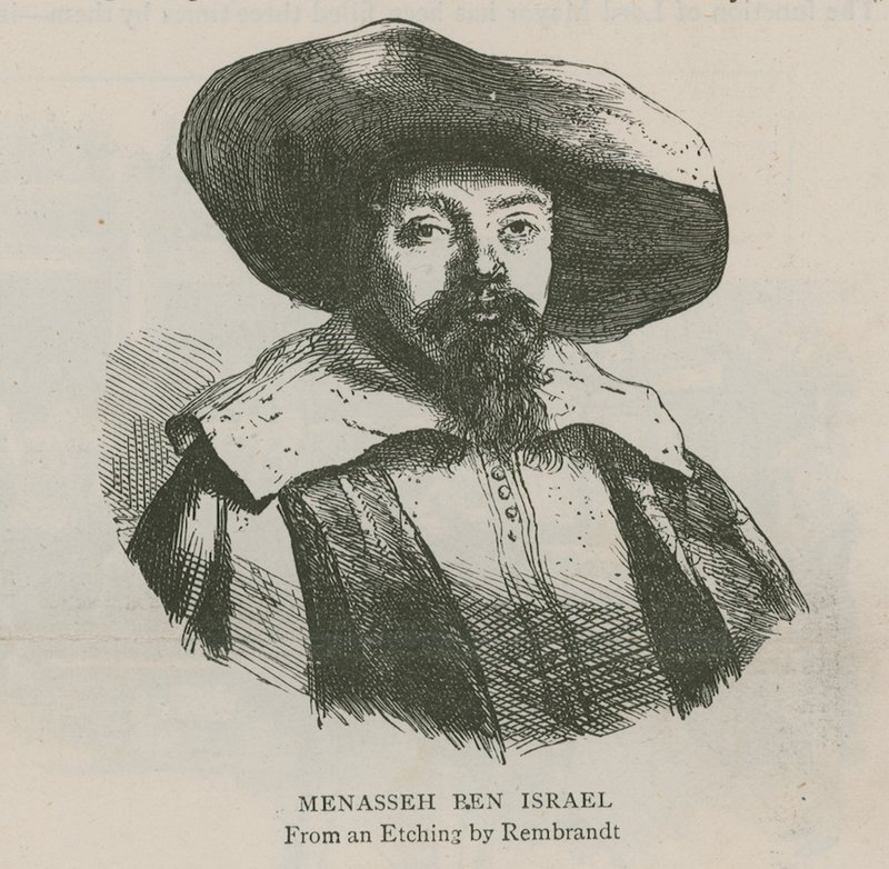 Menasseh Ben Israel av Rembrandt van Rijn