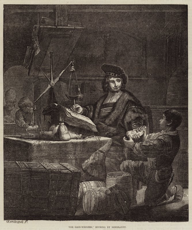 Guldvägaren av Rembrandt van Rijn