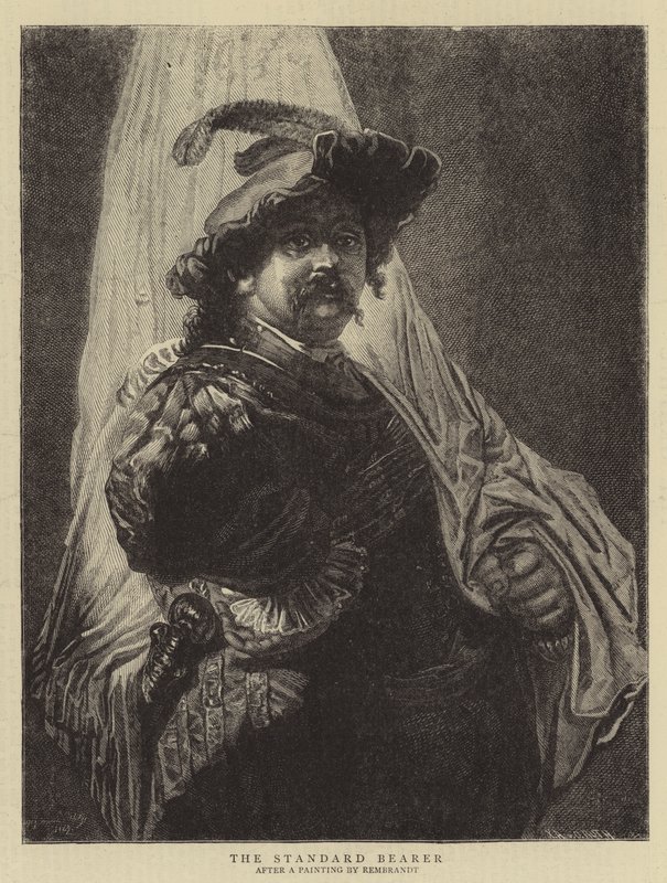 Fanbäraren av Rembrandt van Rijn