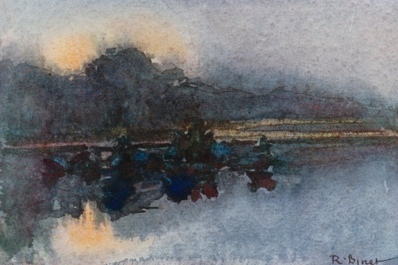 Apollons bil vid solnedgången, Versailles av Rene Binet