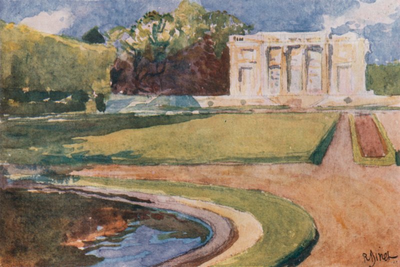 Petit Trianon, Versailles av Rene Binet