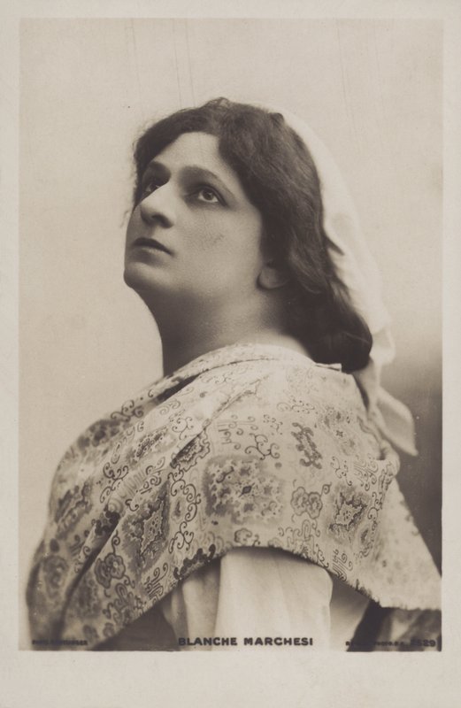 Blanche Marchesi, fransk mezzosopran. av Reutlinger Studio