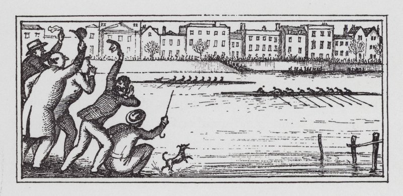 The Boat Race (litho) av Rex (after) Whistler