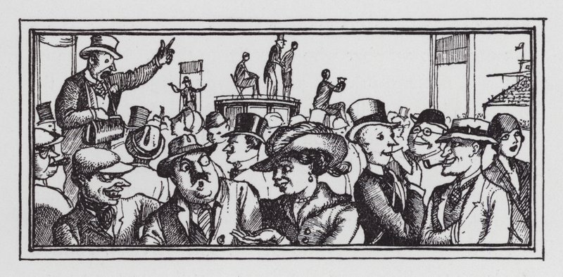 Derbyt (litho) av Rex (after) Whistler