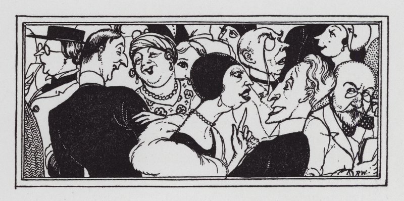 Den privata utsikten (litho) av Rex (after) Whistler