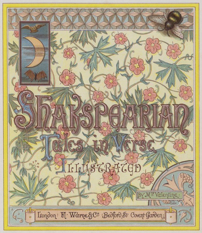 Titelsidesillustration för Shakspearian Tales in Verse av Richard Andre