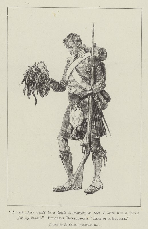 Sergeant Donaldsons Life of a Soldier av Richard Caton Woodville junior