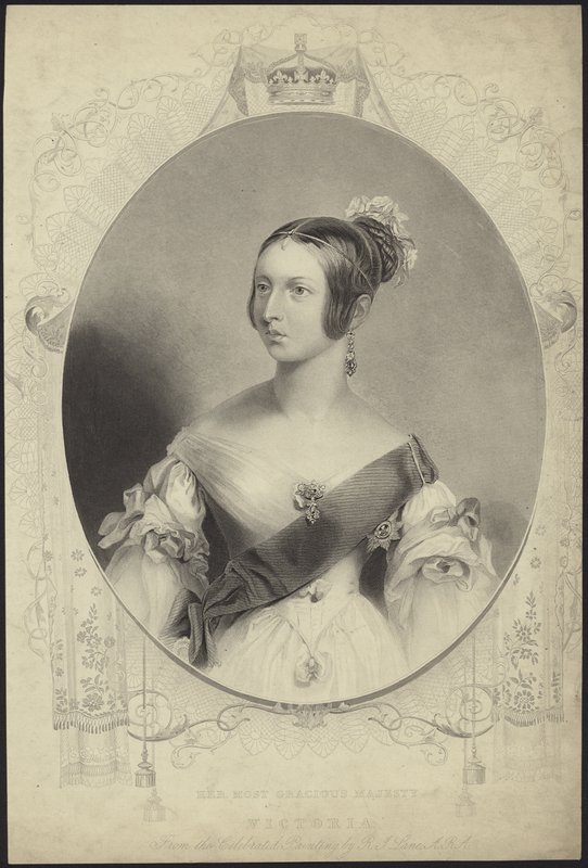 Porträtt av drottning Victoria av Richard James Lane