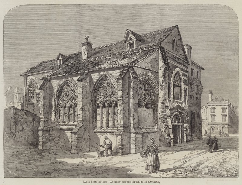 Paris rivningar, antika kyrkan St John Lateran av Richard Principal Leitch