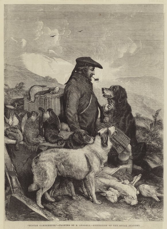 Scotch Gamekeeper av Richard Ansdell