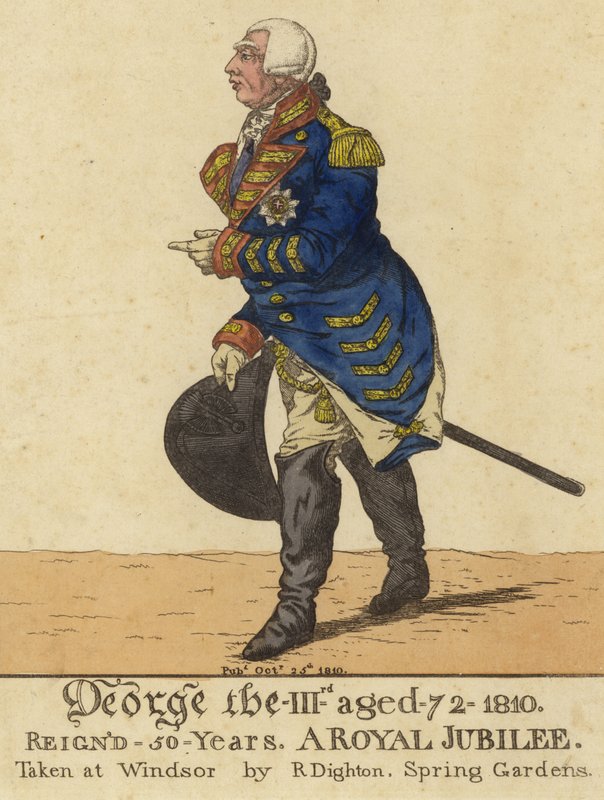 Kung Georg III av Richard Dighton