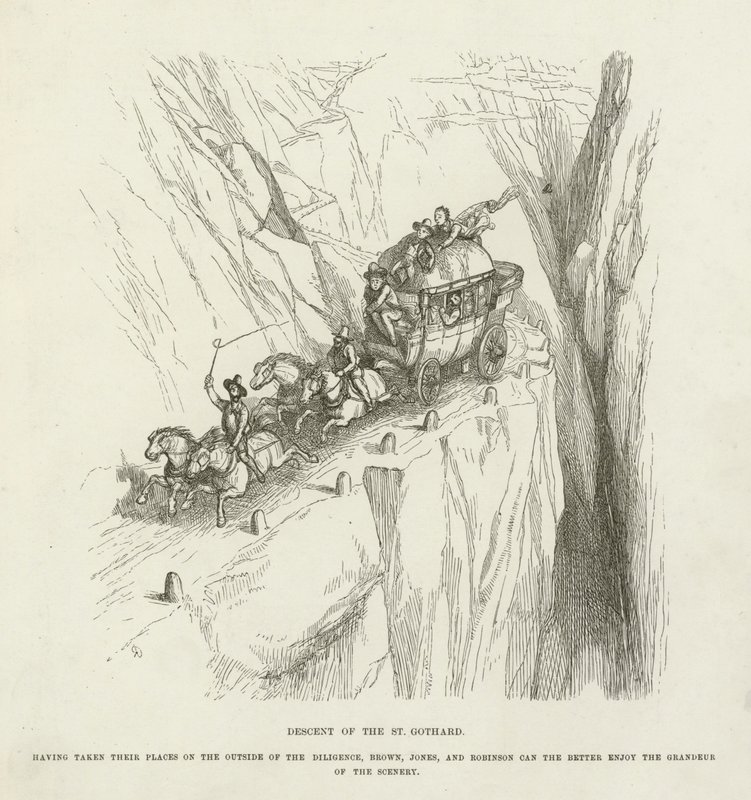 Nedstigning från St Gothard av Richard Doyle