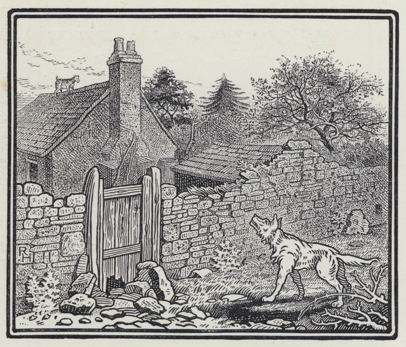 The Wolf And The Kid (gravyr) av Richard Heighway