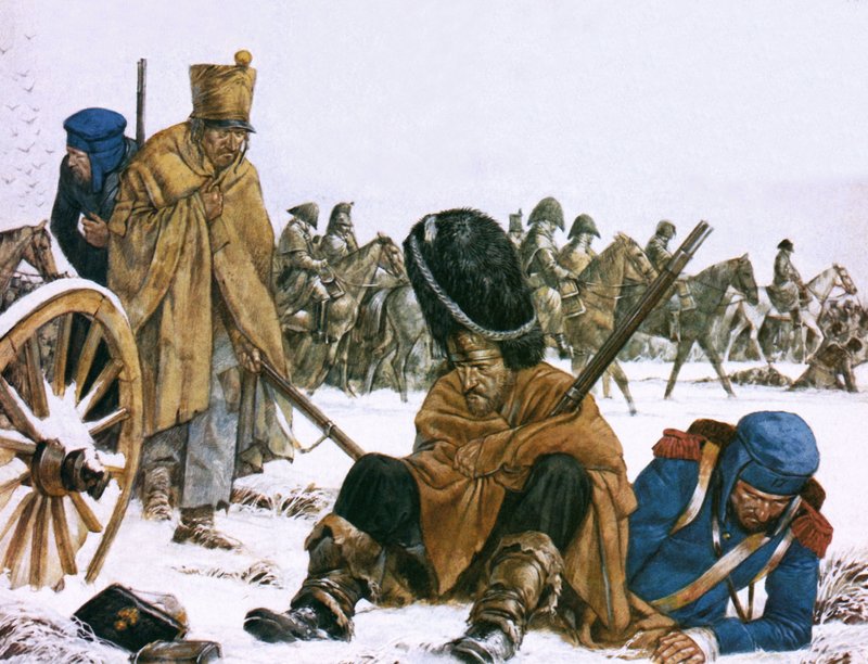 Napoleons reträtt från Moskva av Richard Hook