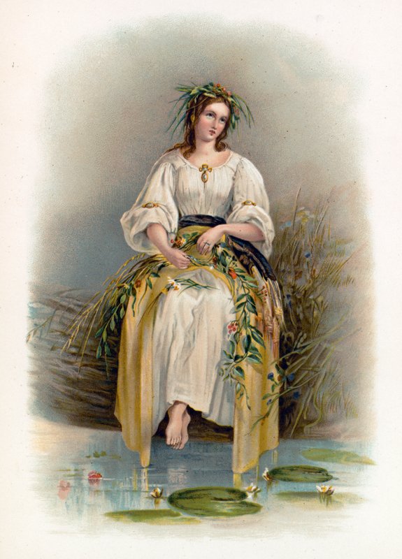 Ophelia från Hamlet av Richard Redgrave
