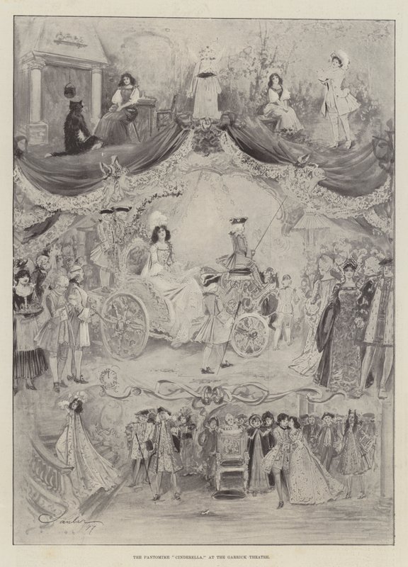Pantomime Cinderella, på Garrick Theatre av Robert Sauber