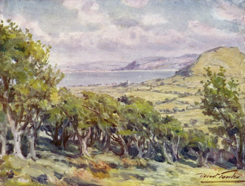 Nära Colwyn Bay (färg litho) av Robert (after) Fowler