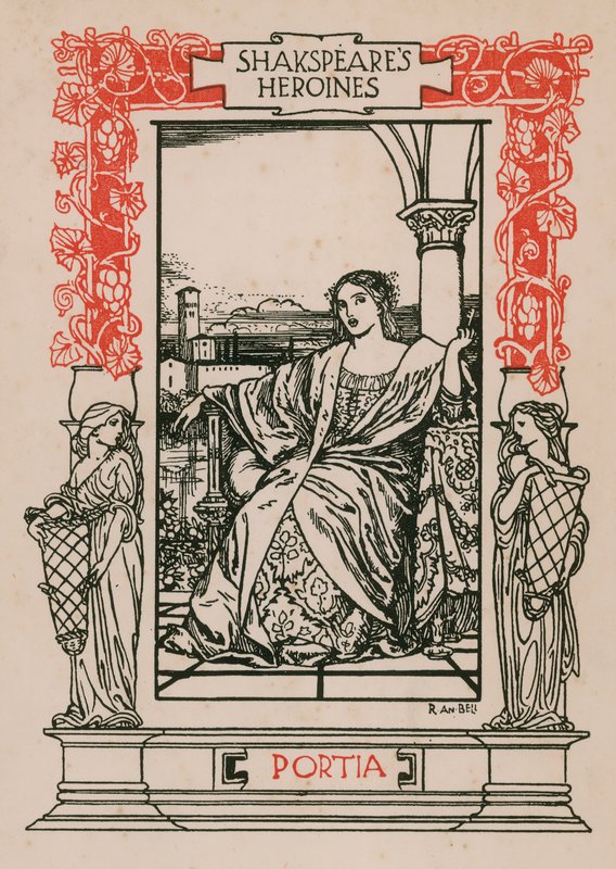 Portia, Köpmannen i Venedig av Robert Anning Bell