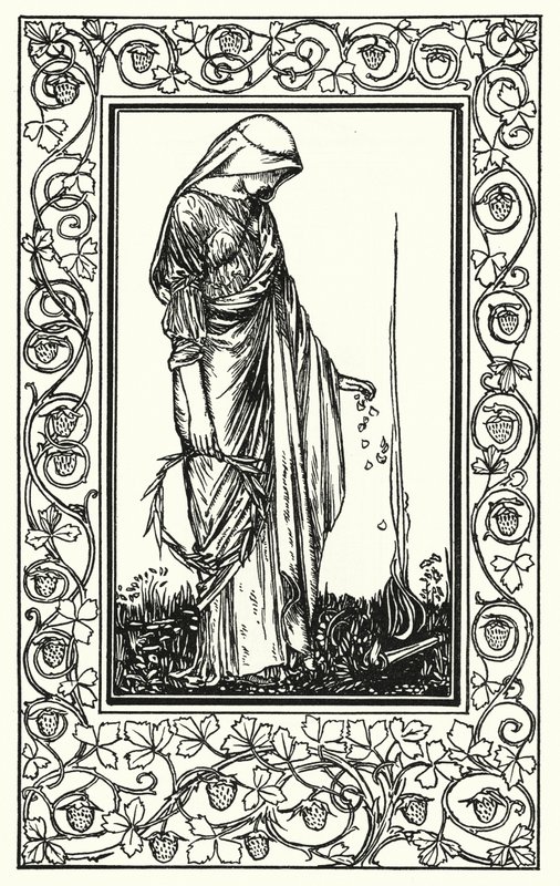 Shelley: Adonais (litografi) av Robert Anning Bell