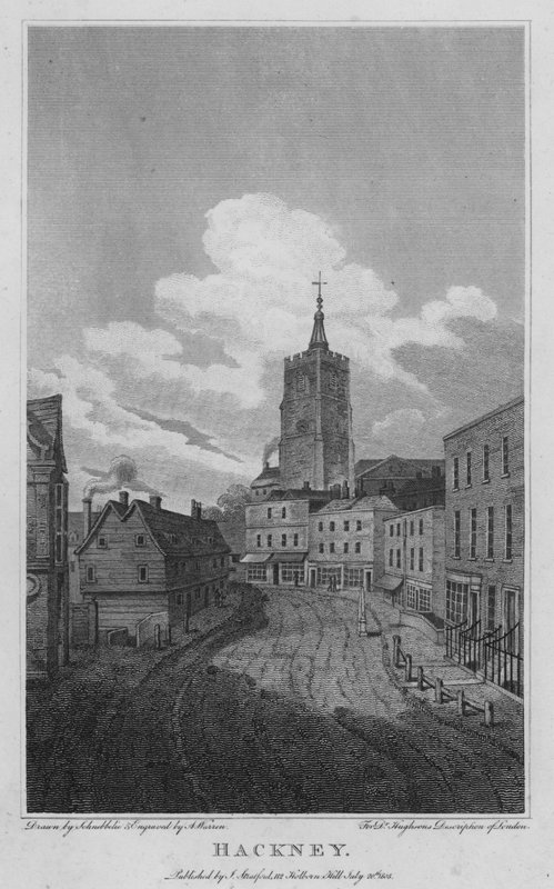 Hackney (gravyr) av Robert Blemell (after) Schnebbelie
