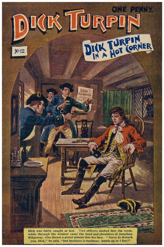 Dick Turpin (färg litho) av Robert Prowse Jnr
