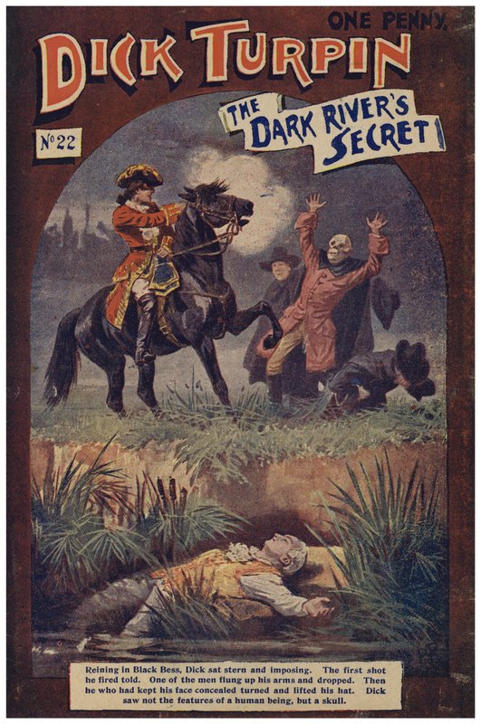 Dick Turpin (färg litho) av Robert Prowse Jnr
