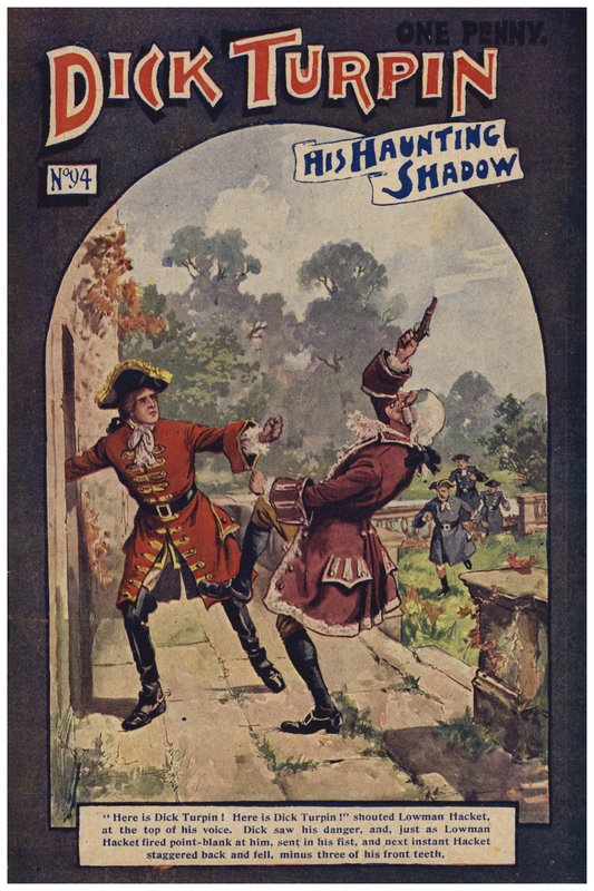 Dick Turpin (färg litho) av Robert Prowse Jnr