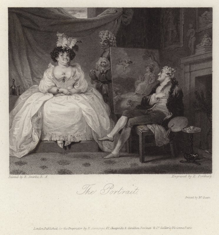 Porträttet av Robert Smirke av Robert Smirke