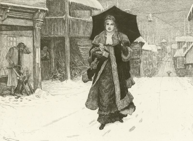 Lady Bountiful (gravyr) av Robert Walker Macbeth