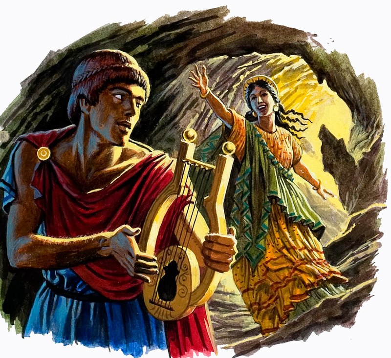Orfeus och Eurydike av Roger Payne