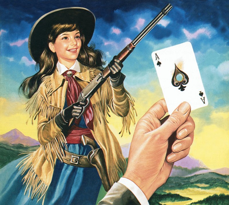 Miss Annie Oakley av Ron Embleton