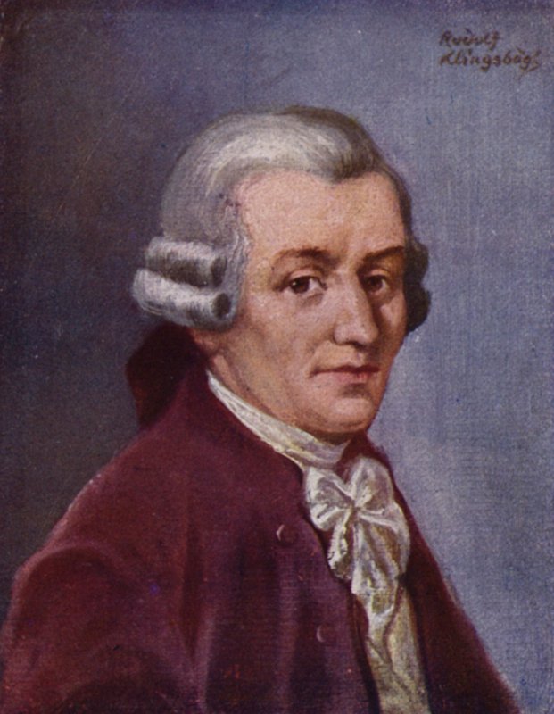 Haydn (färg litho) av Rudolf Klingsbogl